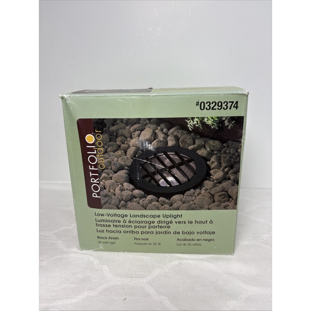 Portfolio Low Voltage Back Finish Well Light Landscape Uplight Model#0329374 New